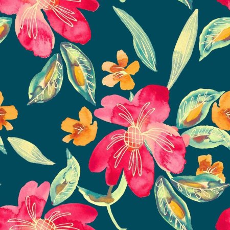 Цветочный принт