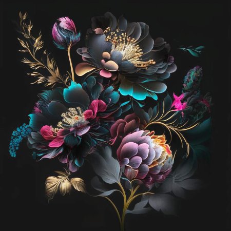 Абстрактные цветы