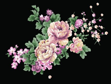 Цветочная вышивка