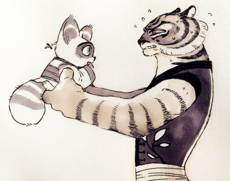 Кунг фу панда тигрица