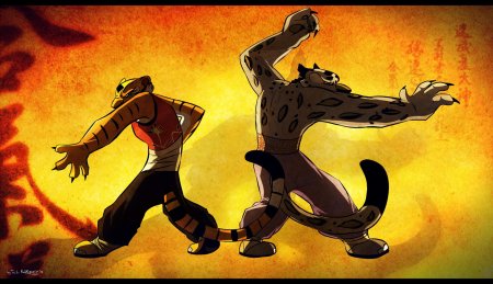 Кунг фу панда тигрица