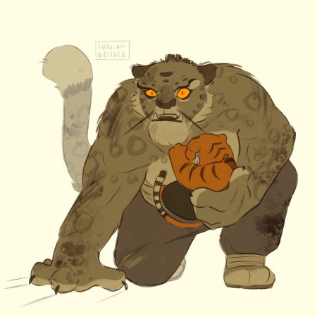 Кунг фу панда тигр