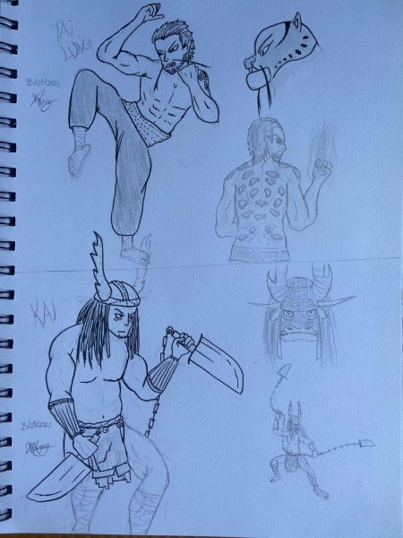 Рисунки викингов