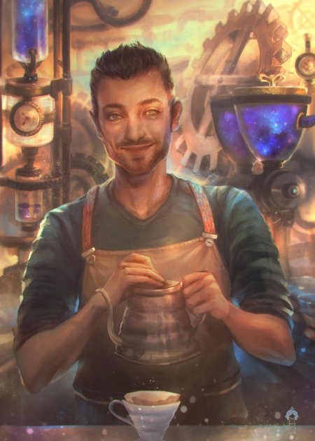 Алхимик фэнтези арт