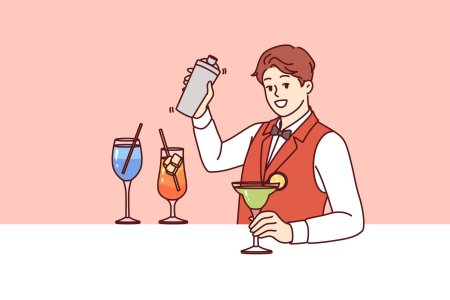 Коктейль бармен