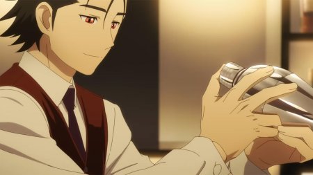 Бармен бокал бога аниме