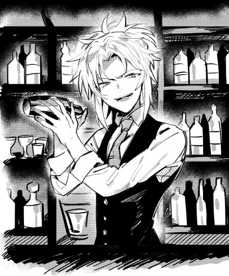 Бармен bartender аниме