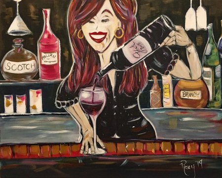 Бармен картина