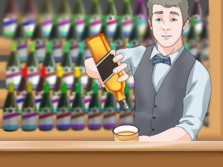 Бармен мультяшный