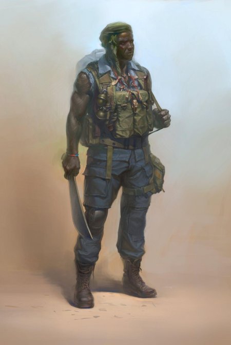 Арт солдат будущего