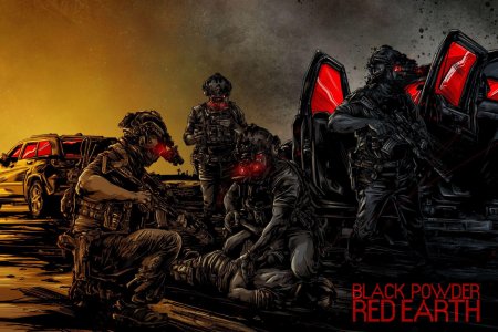 Арт black powder red earth