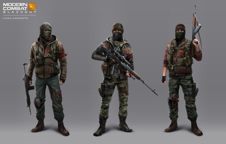 Modern combat бандиты