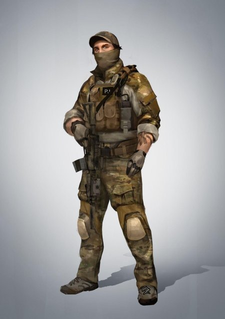 Чвк солдат concept art