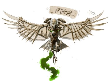 Стимпанк крылья