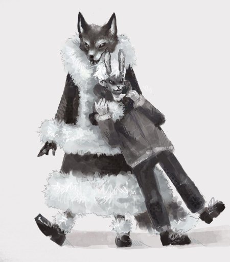 Лиса алиса зайчик арт