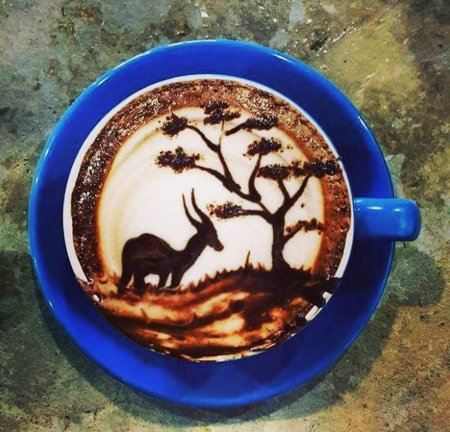 Латте-арт (рисование на кофе)