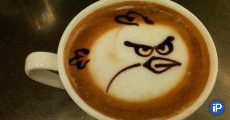 Рисунок на кофе