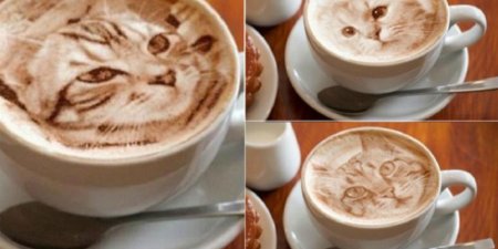 Кофе с рисунком