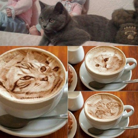 Капучино латте арт