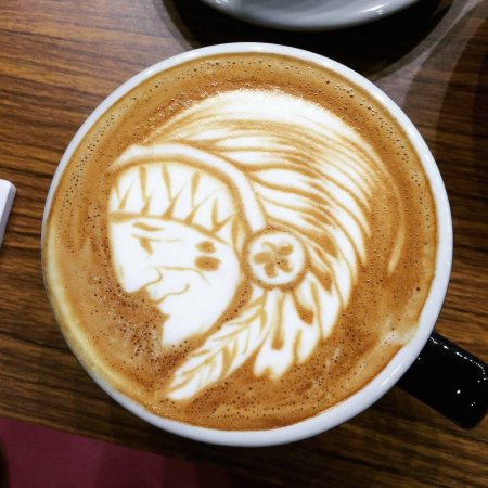 Латте арт на латте