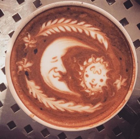 Латте арт этчинг