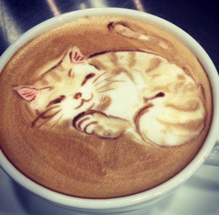 Кофе латте арт