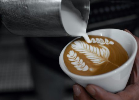 Розетта латте арт