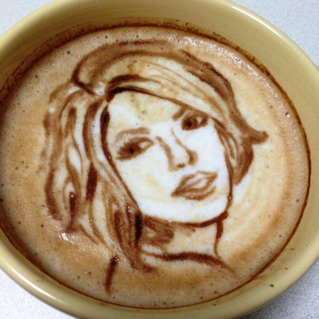 Рисунки на кофе