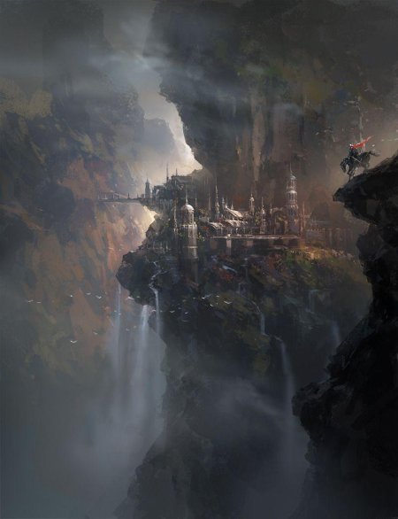 Концепт арт днд фэнтези пейзаж