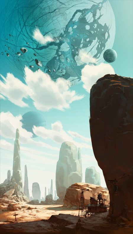 Фантастические пейзажи других планет