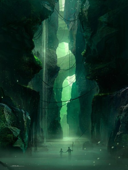 Ущелье арт фэнтези