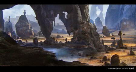 Геншин концепт арт окружение