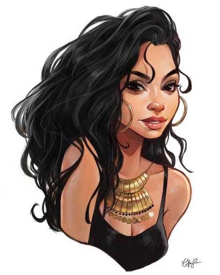 Девушка иллюстрация