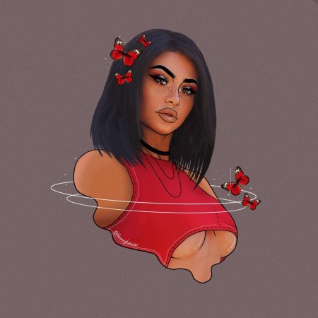 Арт рисунки девушек