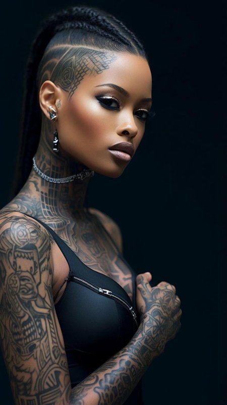 Татуированные модели