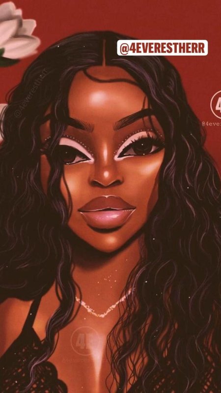 Темнокожая женщина