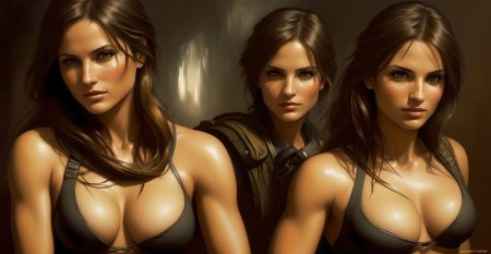 Девушки нейросеть арт