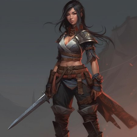 Воительница фэнтези