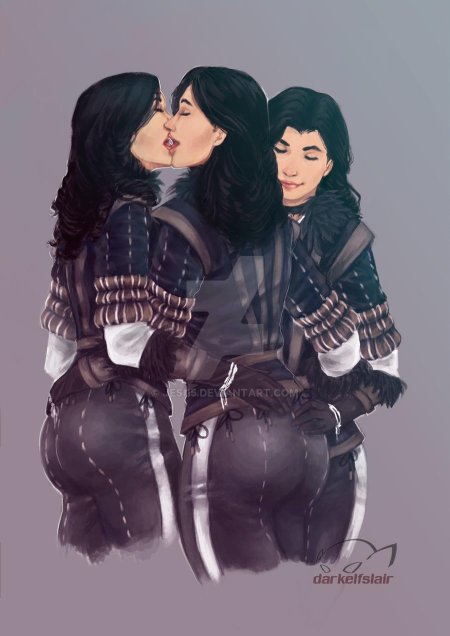 Трисс йеннифер и цири