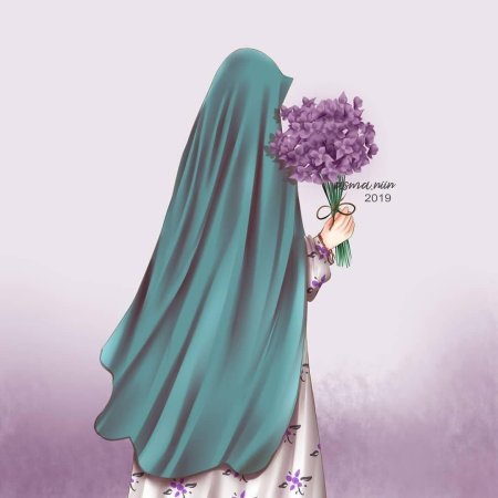 Муслим аниме никаб