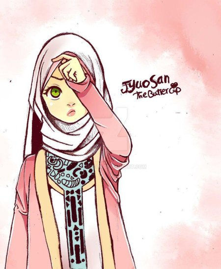 Аниме мусульманка