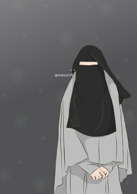 Муслим аниме никаб