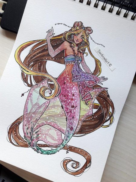 Винкс флора русалка