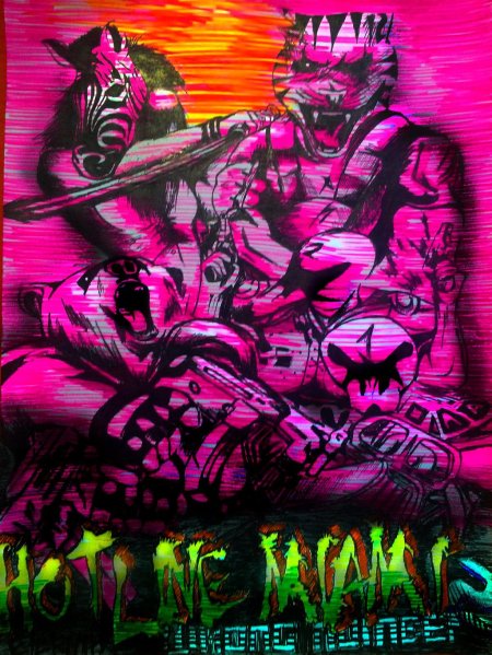 Хотлайн майами фанаты арт