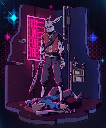 Маска зайца хотлайн майами