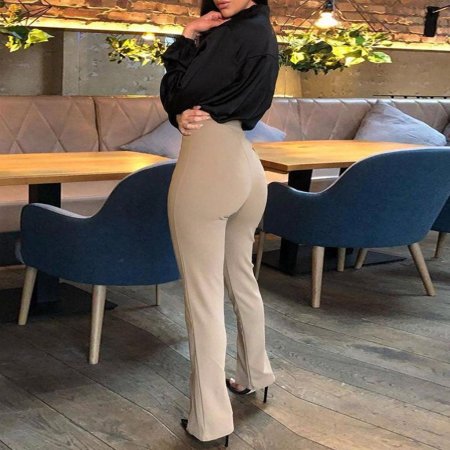 Брюки с высокой талией