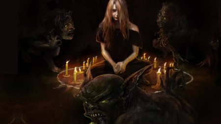 Ламия демон черная коза