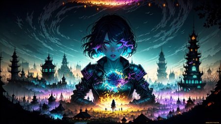 Аниме девушка нейросеть