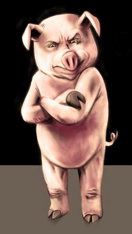 Злая свинья