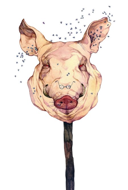 Повелитель мух свиная голова